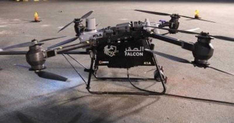 لأول مرة.. قوات الدفاع المدنى السعودى تطلق طائرة الدرون (صقر) لخدمة الحجاج