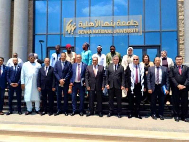جامعة بنها الأهلية تنظم الملتقى الأول للوافدين تحت عنوان ”وصال”| صور