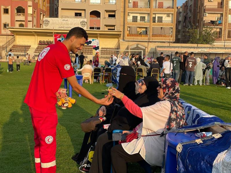 الهلال الأحمر يشارك في تأمين احتفالات عيد الأضحى بالتواجد في المساجد والحدائق العامة