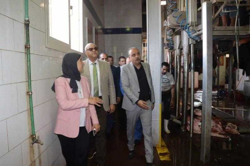 محافظ القليوبية يتفقد مجزر شبرا شهاب بالقناطر الخيرية لمُتابعة سير العمل