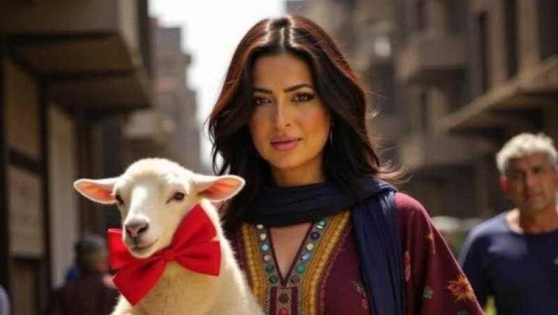 دنيا المصري تهنئ جمهورها بعيد الأضحى بصورة بالذكاء الاصطناعي