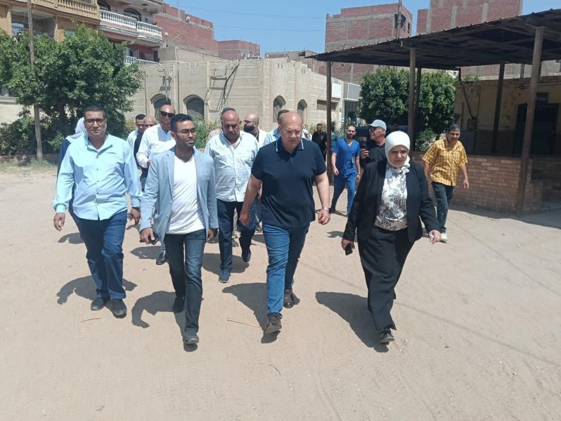 نائب محافظ الجيزة يتابع عمل المستشفيات والمجازر والمخابز خلال عيد الأضحى