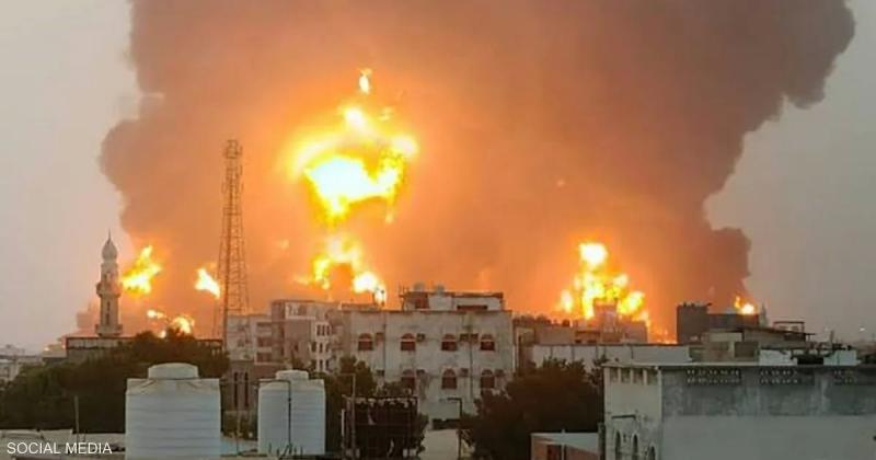 بحرية جيش الاحتلال الإسرائيلي تقصف ميناء الحديدة اليمني لأول مرة