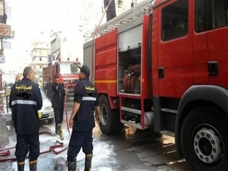 السيطرة على حريق بشارع البصل شرقي الإسكندرية