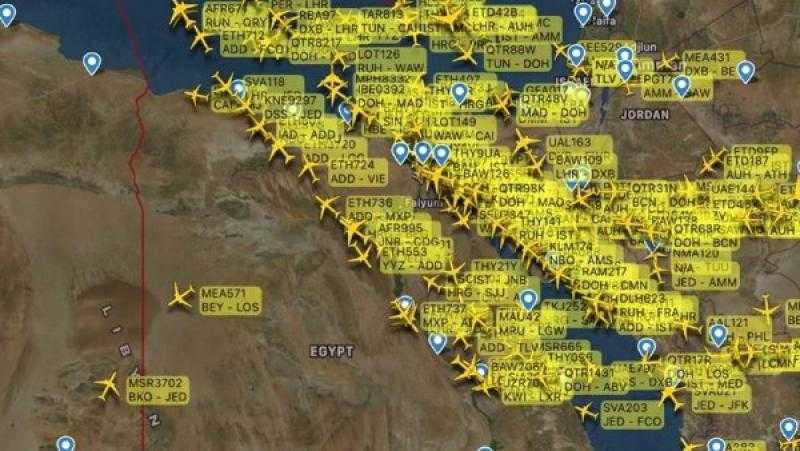 المطارات المصرية ترفع الاستعدادات القصوى لاستقبال الطائرات الفارة من أجواء الصراع بالمنطقة