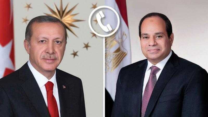الرئيس السيسي يتلقى اتصالا هاتفيا من نظيره التركي لبحث الأوضاع الإقليمية والتصعيد الإسرائيلي بالمنطقة
