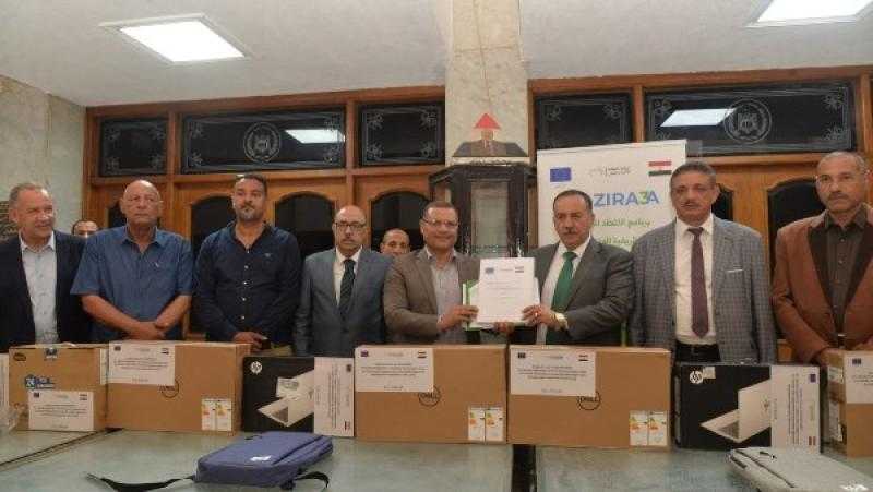 أسيوط.. تسليم دفعة من معدات برنامج الاتحاد الأوروبي لدعم الثروة الحيوانية