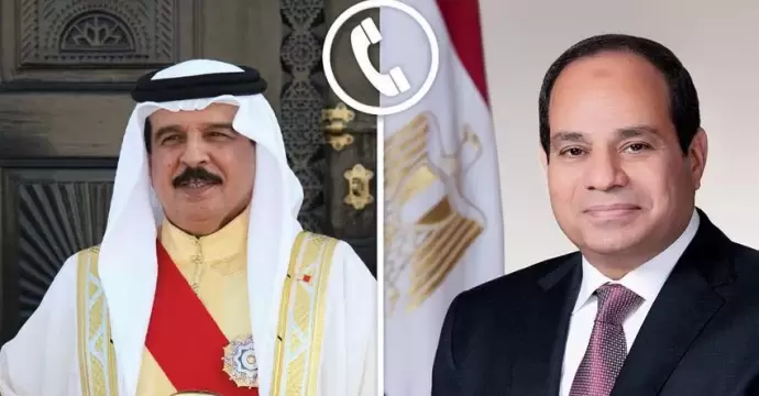 الرئيس السيسي يتلقى اتصالًا هاتفيًا من ملك البحرين للتضامن مع مصر عقب زلزال اليوم
