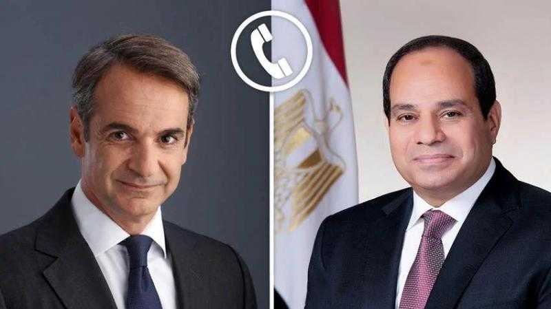 الرئيس السيسي ورئيس وزراء اليونان يناقشان التطورات الإقليمية الملحة والعلاقات الثنائية (تفاصيل)
