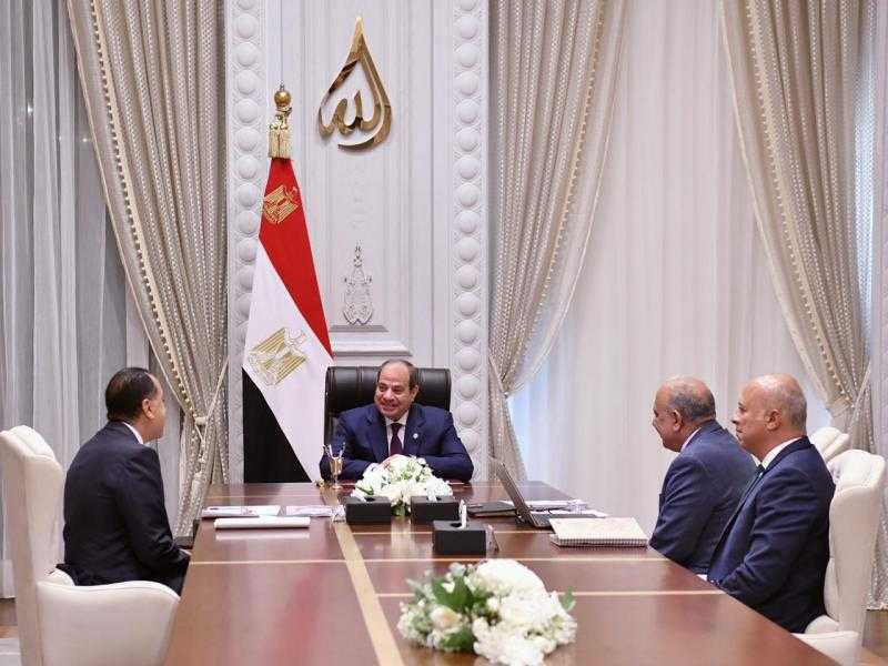 الرئيس السيسي يؤكد ضرورة تكثيف جهود جذب الاستثمارات لقطاع الطاقة المتجددة