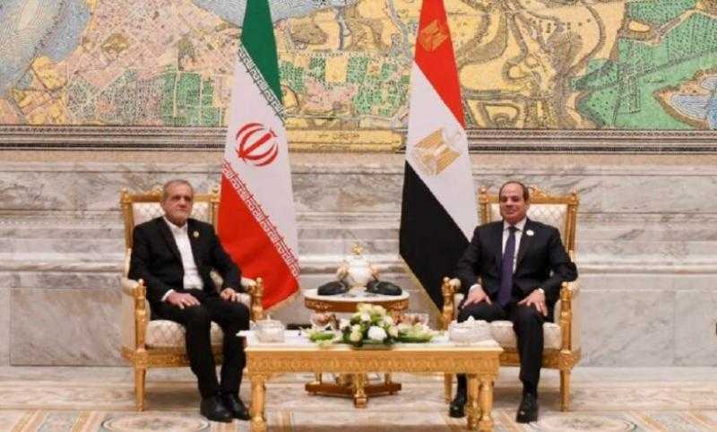 الرئيس السيسي يجري اتصالًا هاتفيًا مع نظيره الإيراني