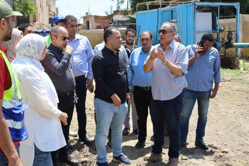 رئيس مياه الغربية يتفقد محطة مياه الشرب بقرية محلة أبو علي.. ويشدد على الانضباط