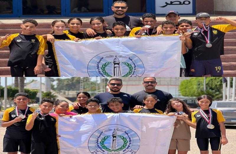 نادي الفنار للسباحة يتألق في كأس مصر بـ 12 ميدالية وإنجازات تاريخية