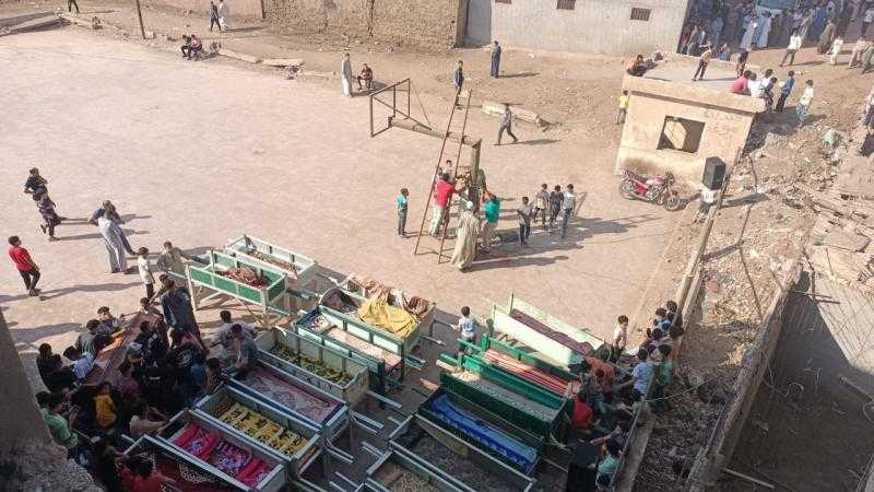 المنوفية تستعد لتشييع جثامين ضحايا حادث الطريق الإقليمي