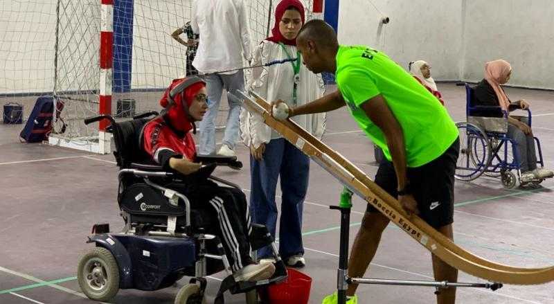 انطلاق كأس مصر للبوتشيا من صالة الحرية للمعاقين ببورسعيد
