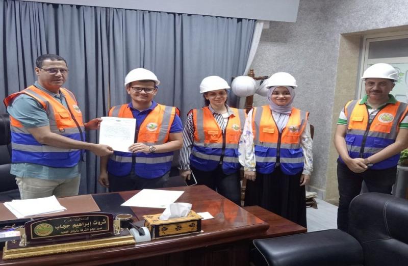 طلاب جيولوجيا الأزهر في دورة تدريبية بهضبة فوسفات أبو طرطور