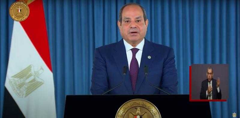 الرئيس السيسي: ثورة 30 يونيو ملحمة وطنية سطرها شعب مصر