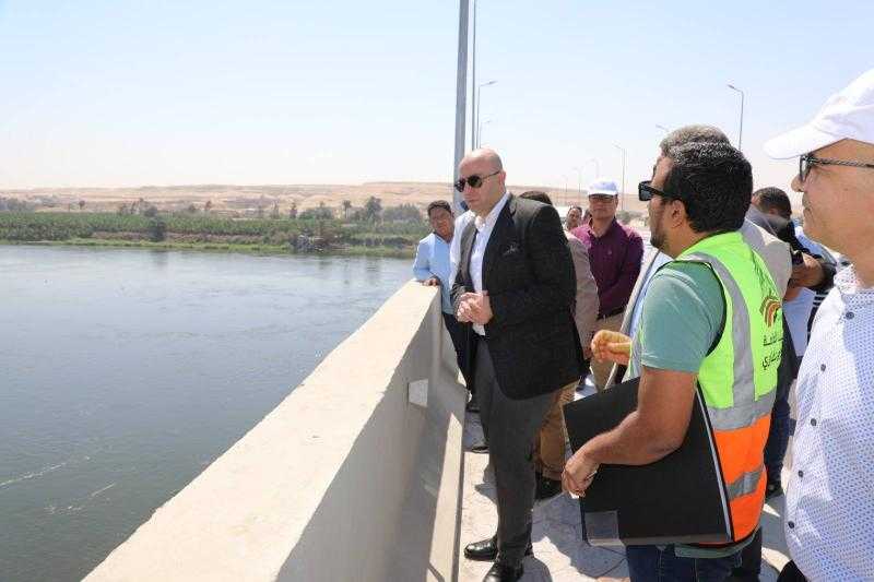 محافظ بني سويف: محور الفشن الحر مشروع قومي ينهي معاناة المواطنين.. صور