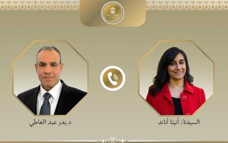 وزير الخارجية يبحث هاتفيا مع نظيرته الكندية تعزيز العلاقات الاقتصادية والتجارية