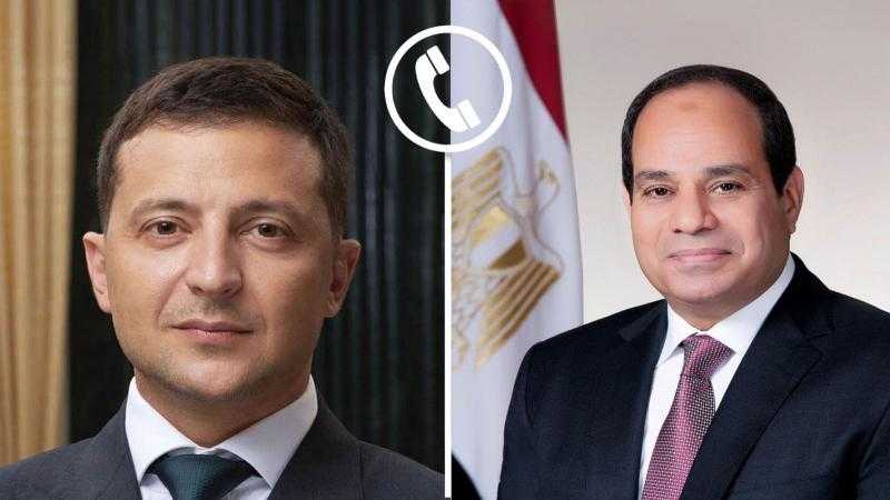 الرئيس السيسي يؤكد لنظيره الأوكرانى أهمية الحلول الدبلوماسية والسياسية لتسوية الأزمة