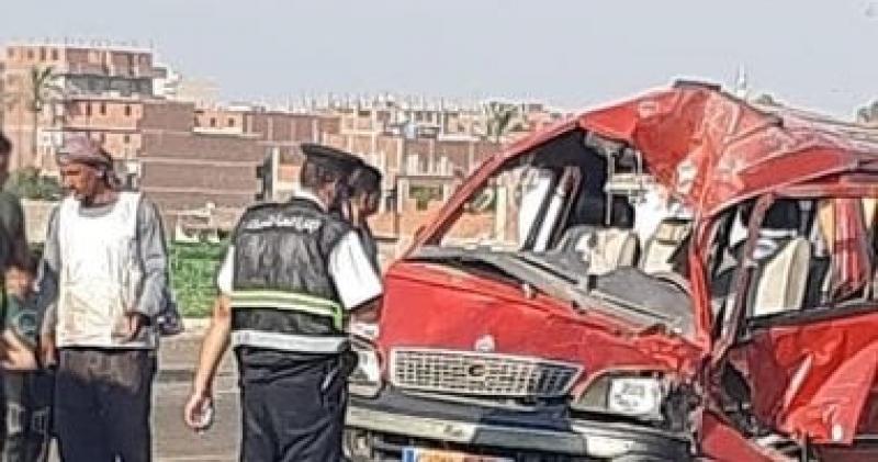 إصابة 9 أشخاص فى حادث تصادم على الطريق الإقليمى بالشرقية