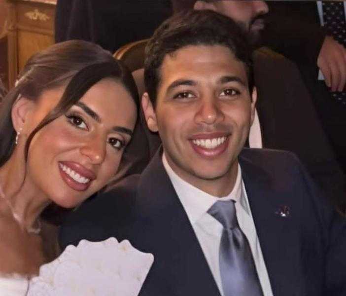 زفاف حفيد عادل إمام بحضور يسرا ونجوم الفن في فيلا الزعيم بالمنصورية