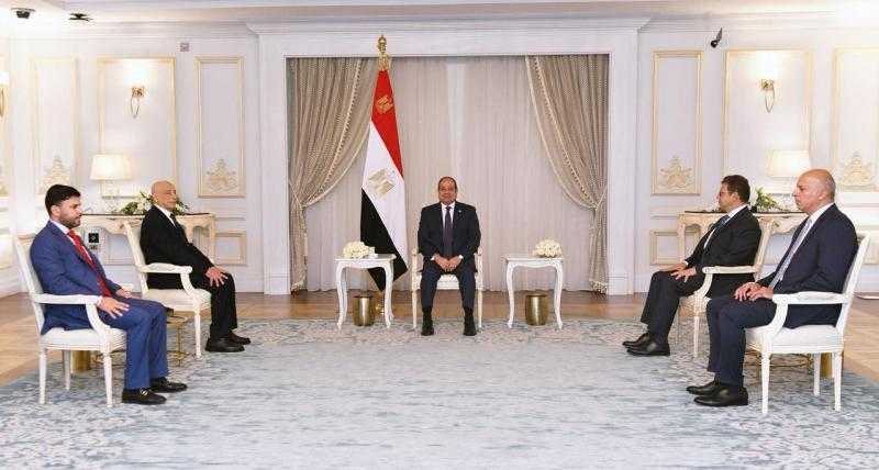 الرئيس السيسى يستقبل المستشار عقيلة صالح رئيس مجلس النواب الليبى.. فيديو