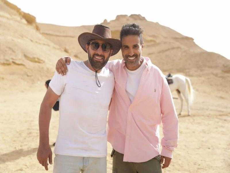 السقا وفهمي يكشفان كواليس «أحمد وأحمد»: حلم عمره 11 سنة.. وقدمنا مشاهد السقالات من غير واير