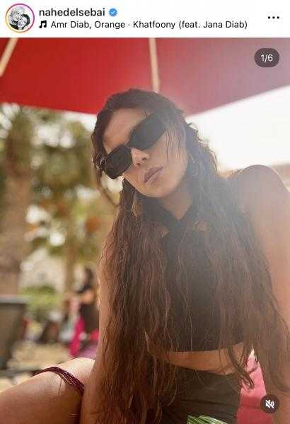 بهاف ستومك.. إطلالة جريئة لـ ناهد السباعي من عطلتها الصيفية