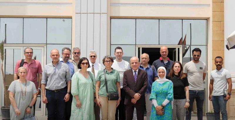 جامعة حلوان الأهلية تستقبل وفد جامعة ديموقريطوس اليونانية