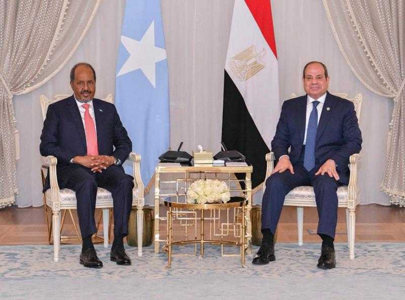 كلمة الرئيس السيسي خلال مؤتمر صحفي مشترك مع نظيره الصومالي بالعلمين (النص الكامل)