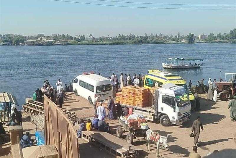 العثور على ثاني جثامين ضحايا السيارة الغارقة في النيل بـ قنا