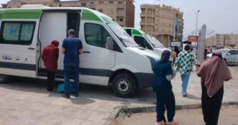‎قافلة طبية بدمياط تقدم خدمة علاجية لـ 1216 مواطنًا في قرية العباسية