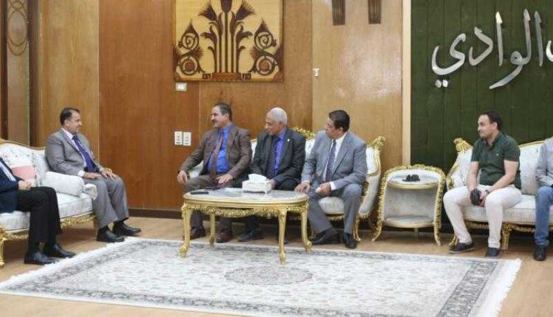 البنك الزراعي المصري يبحث أوجه التعاون المشترك مع جامعة جنوب الوادي