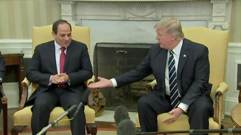 الرئيس السيسي: نثق في قدرة الرئيس ترامب على حل المشاكل المعقدة وإرساء السلام