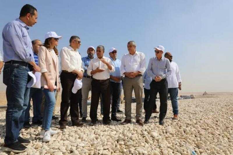 محافظ الجيزة يتفقد خلية الدفن الصحي بشبرامنت المقامة بأعلى المعايير الفنية والبيئية المعتمدة