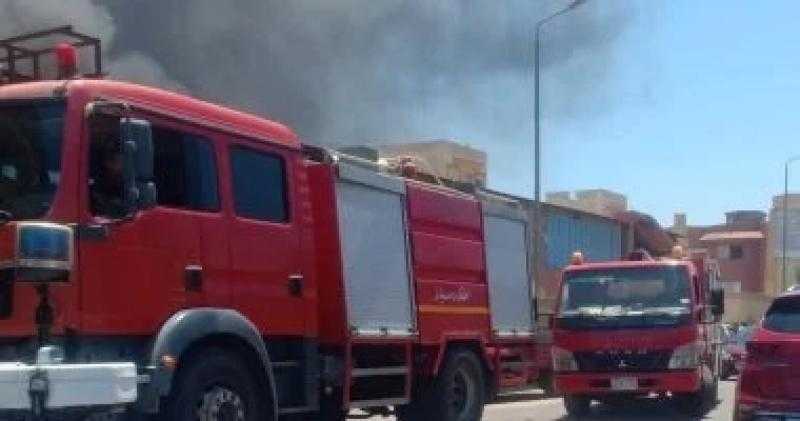 السيطرة على حريق مطعم في مدينة الباجور بالمنوفية
