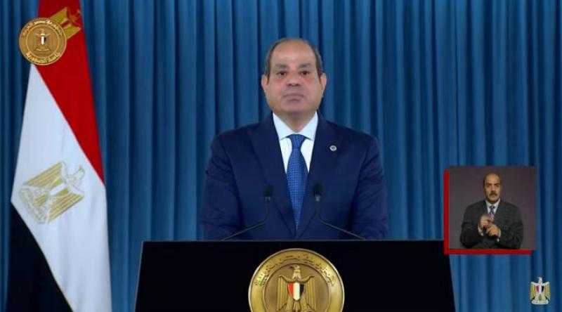 الرئيس السيسي: مصر ظلت دار الأمن والاستقرار وملاذًا إنسانيًا مضمونًا قصدها نحو 10 ملايين شخص من بلاد كثيرة