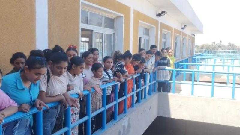 محطة مياه إسنا الكبرى تستقبل وفدًا من أسقفية الخدمات لنشر ثقافة ترشيد الاستهلاك