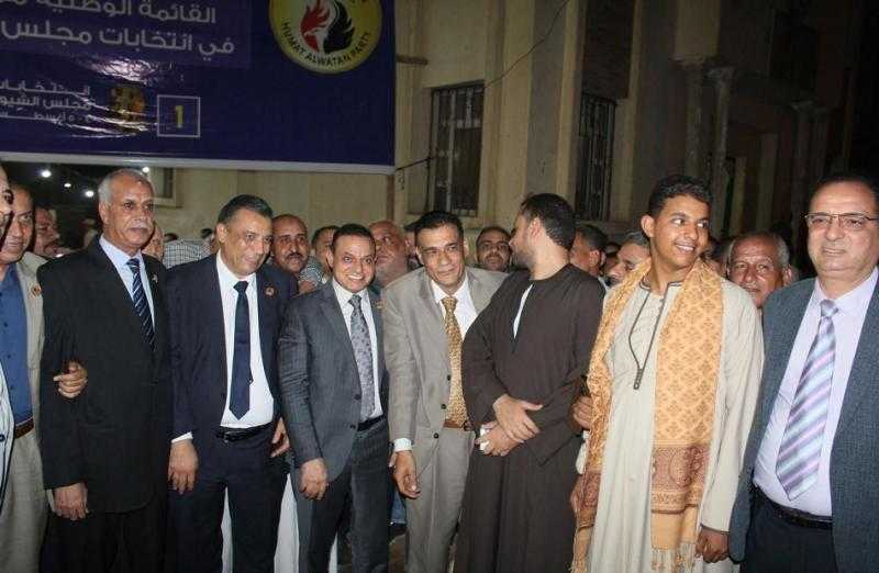«حماة الوطن» بسوهاج ينظم مؤتمرًا جماهيريًا لدعم مرشحيه بمشاركة 5 آلاف مواطن