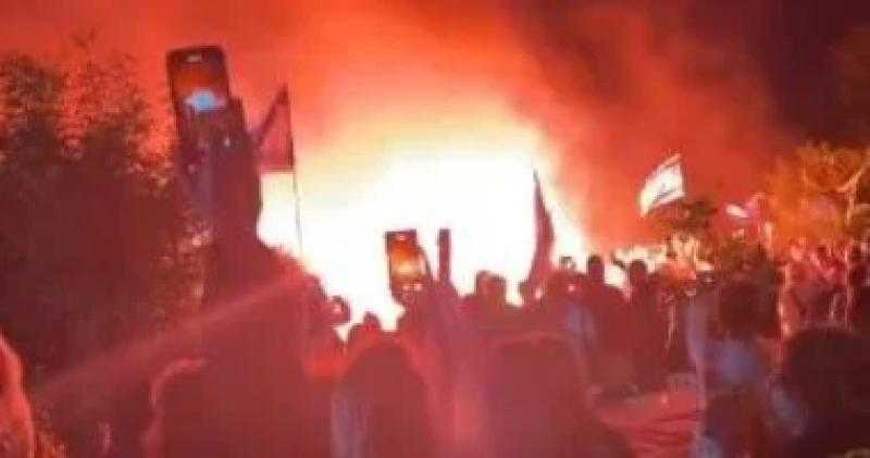 تظاهر الآلاف شمال إسرائيل تنديدا بالتجويع فى غزة والمطالبة بإنهاء الإبادة