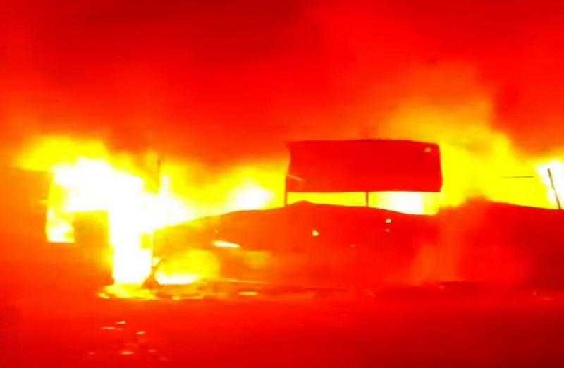 السيطرة على حريق اندلع داخل مخزن في الطالبية