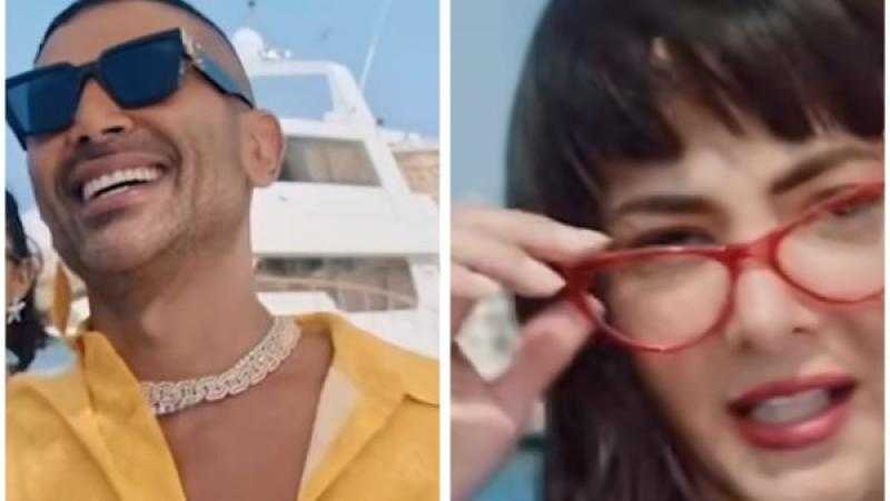 غناء أحمد سعد ودنيا سمير غانم .. طرح الأغنية الدعائية لفيلم ”روكي الغلابة”