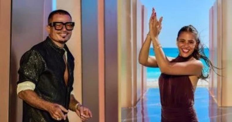 عمرو دياب يطرح كليب ”خطفونى” ويشعل الصيف بمشاركة ابنته جانا