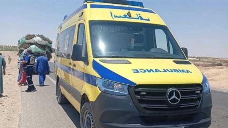 إصابة 4 أشخاص بينهم طفلان في تصادم دراجتين ناريتين بالوادي الجديد