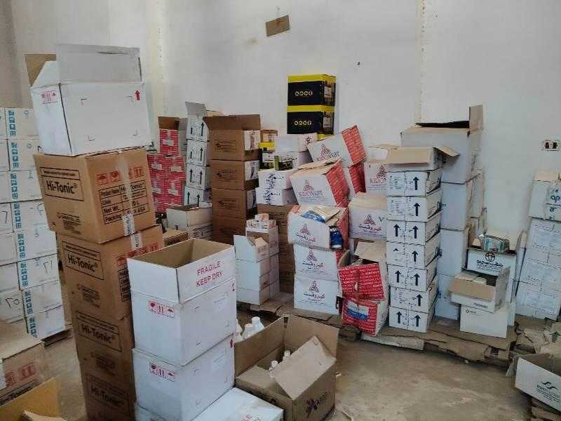 ضبط أدوية بيطرية داخل مخزن غير مرخص في الغربية