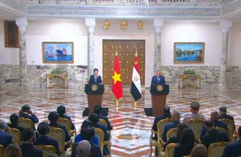 الرئيس السيسي: الإمكانات في مصر وفيتنام لم تستغل بعد