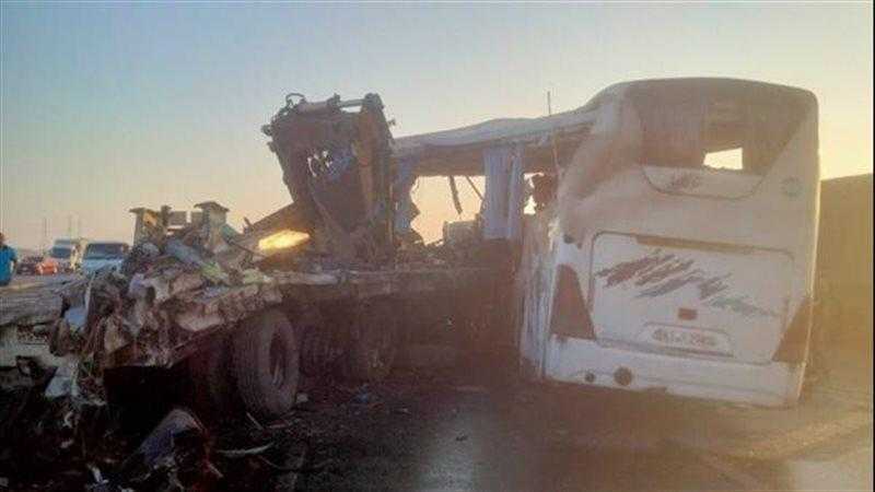 ارتفاع عدد ضحايا حادث تصادم طريق الكريمات لـ9 حالات وفاة و44 مصابًا