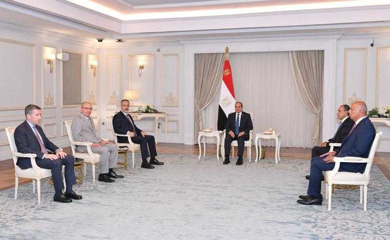 الرئيس السيسي ووزير خارجية تركيا يؤكدان ضرورة تعزيز التعاون الاقتصادي بين البلدين