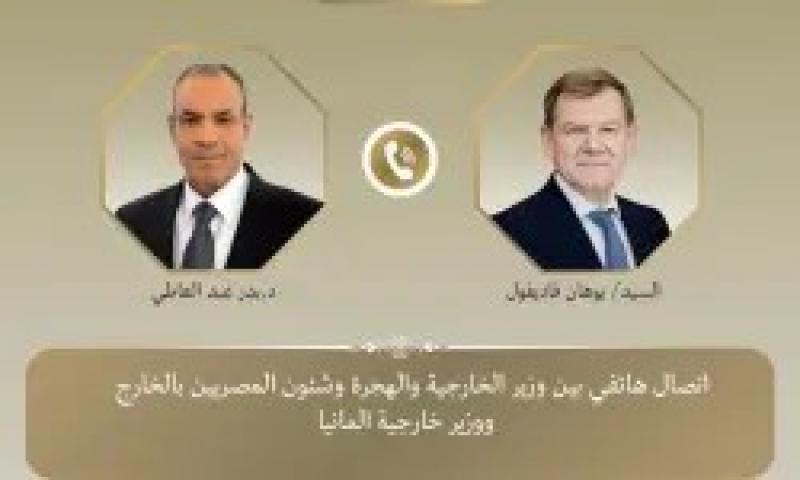 وزير الخارجية لنظيره الألمانى: نرفض القتل الممنهج من إسرائيل للشعب الفلسطيني